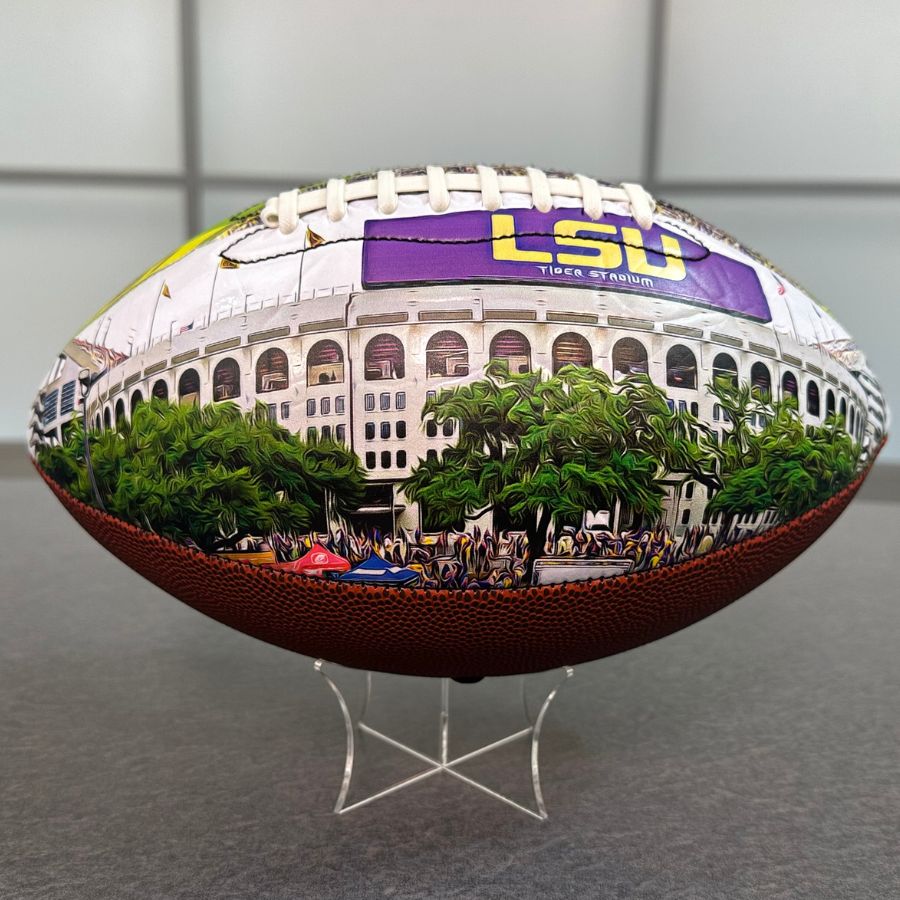 Tiger Stadium Football University Series (2024) | Custom Footballs for a College Football Fan