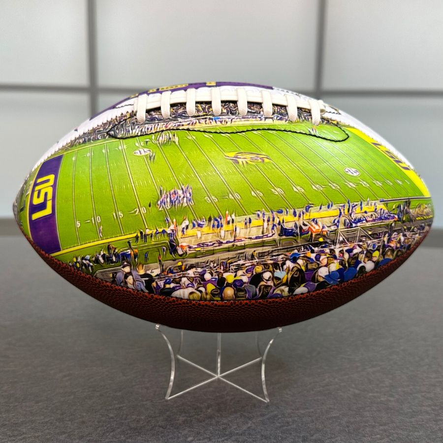 Tiger Stadium Football University Series (2024) | Custom Footballs for a College Football Fan