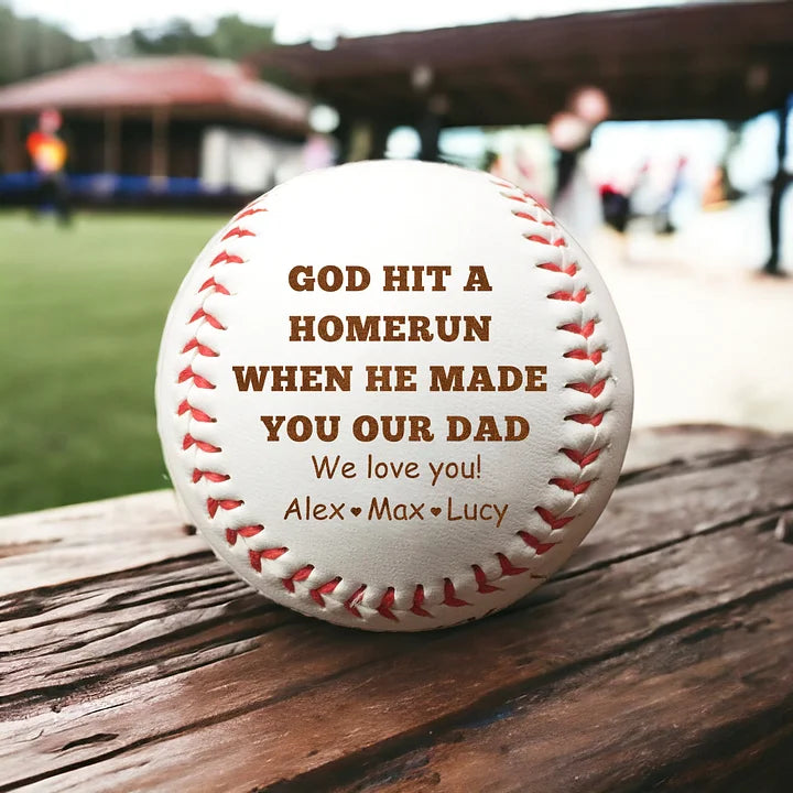 Personalized Baseball Engraving Fathers Day Baseball Gifts