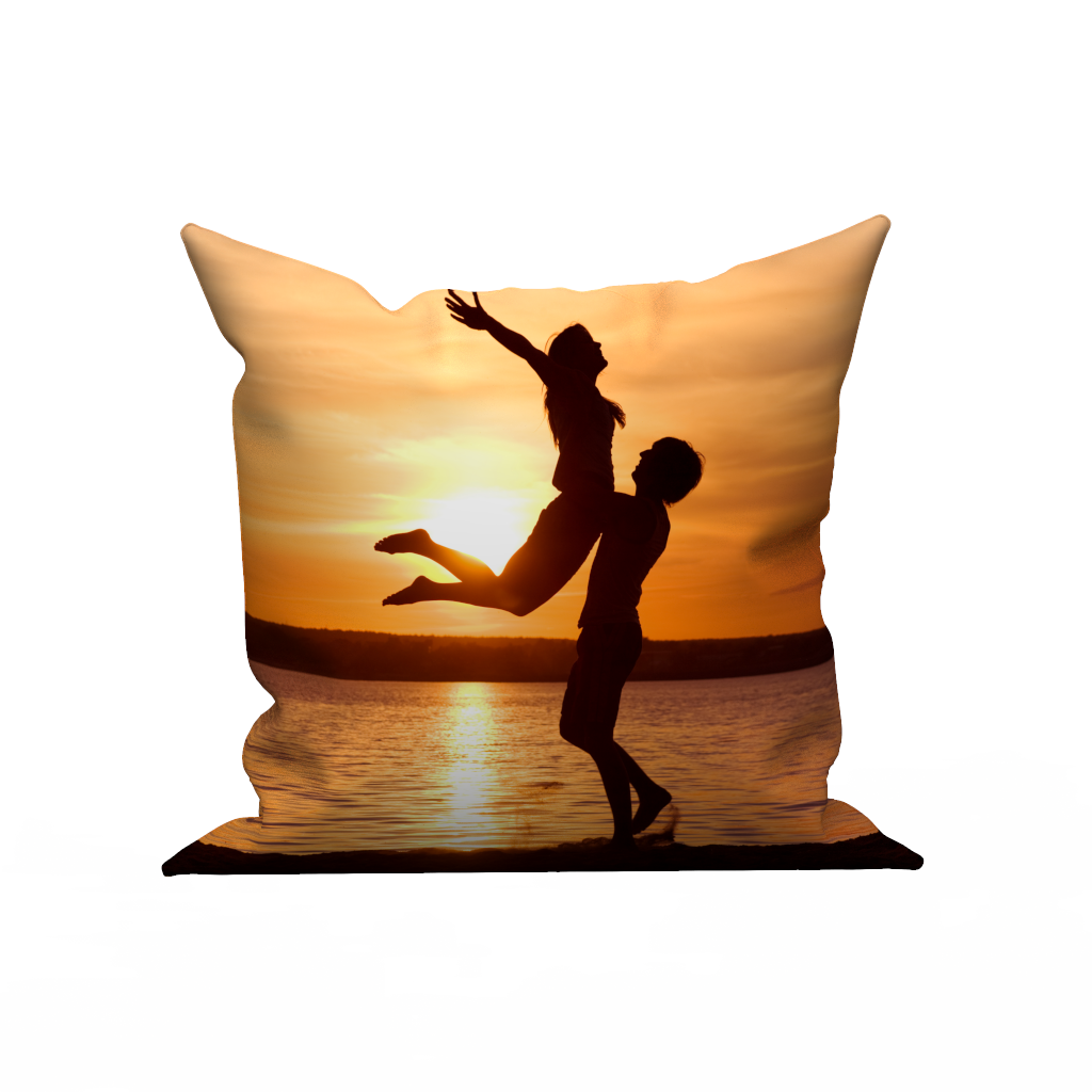 Custom Photo Throw Pillow Case - In love with