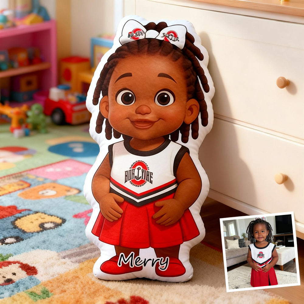Custom Cartoon Pillow Dolls – Personalized Doll That Looks Like You | Mini Me Pillow With Face or Name For Family For Christmas For Kid