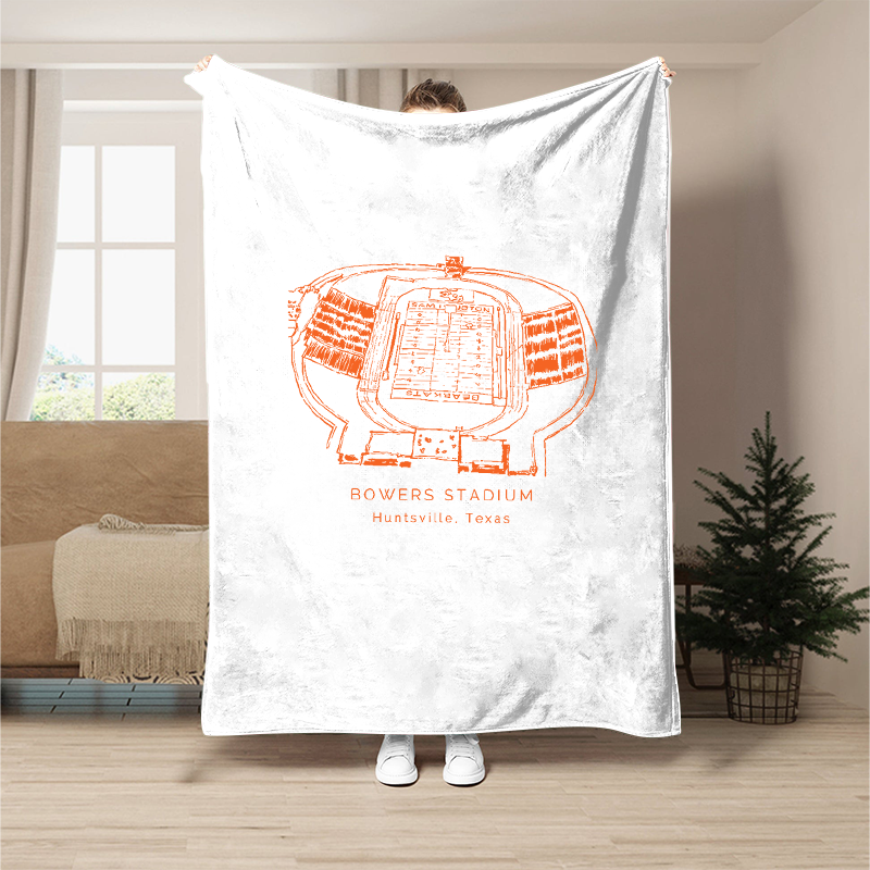 Custom Stadium Blanket Elliott T. Bowers Stadium - Sam Houston Bearkats football,College Football Blanket