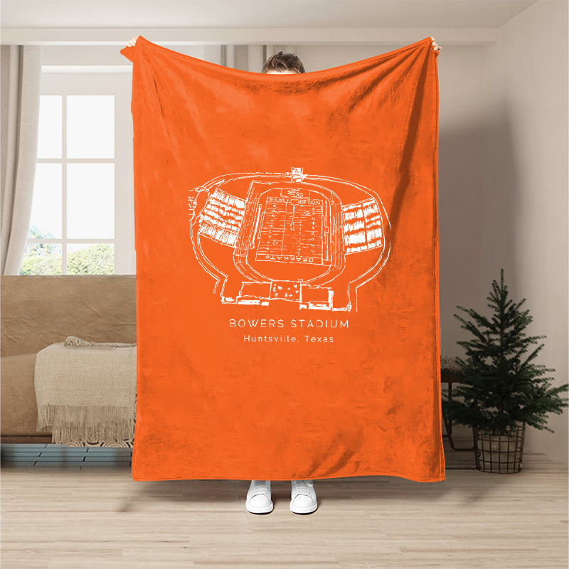 Custom Stadium Blanket Elliott T. Bowers Stadium - Sam Houston Bearkats football,College Football Blanket