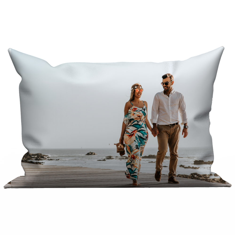 Custom Photo Throw Pillow Case - Love forever