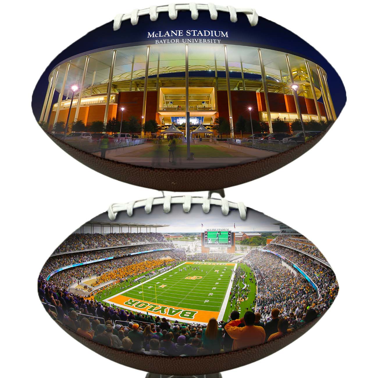 McLane Stadium Football University Series | Custom Footballs for a College Football Fan