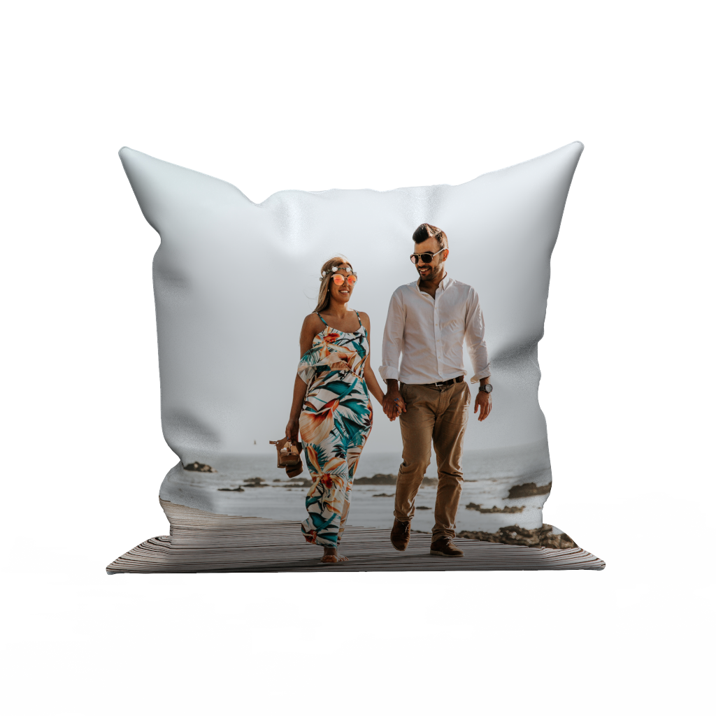 Custom Photo Throw Pillow Case - Love forever