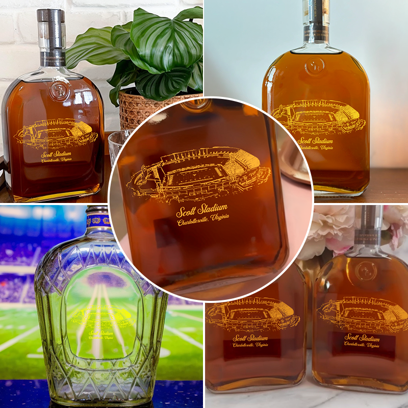 Custom Scott Stadium Whiskey Bottles-Gifts For Sports Lovers