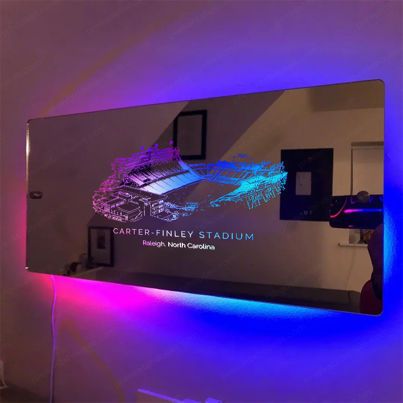 Carter–Finley Stadium Mirror Light-Gifts For Sports Lovers