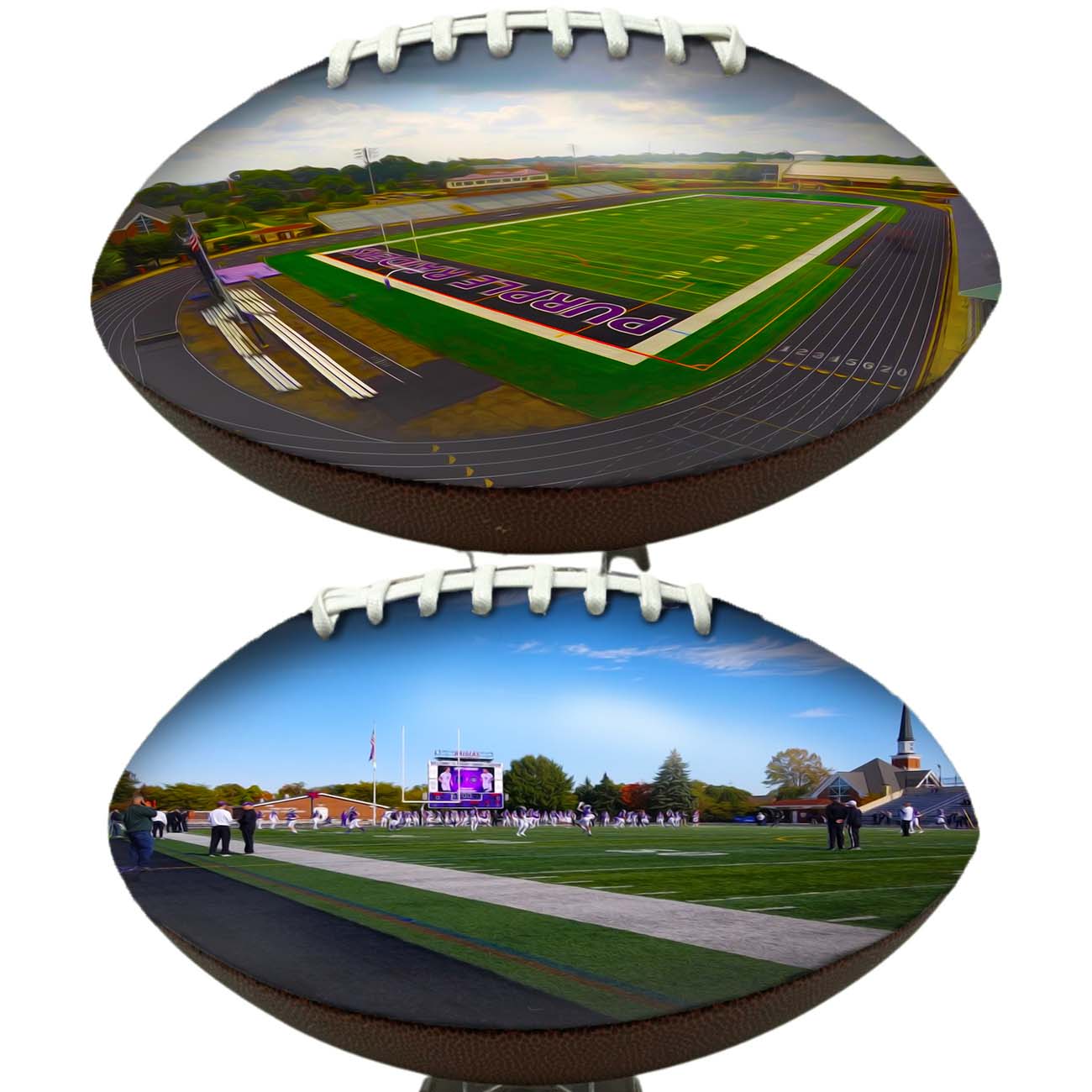Kehres Stadium Football University Series | Custom Footballs for a College Football Fan