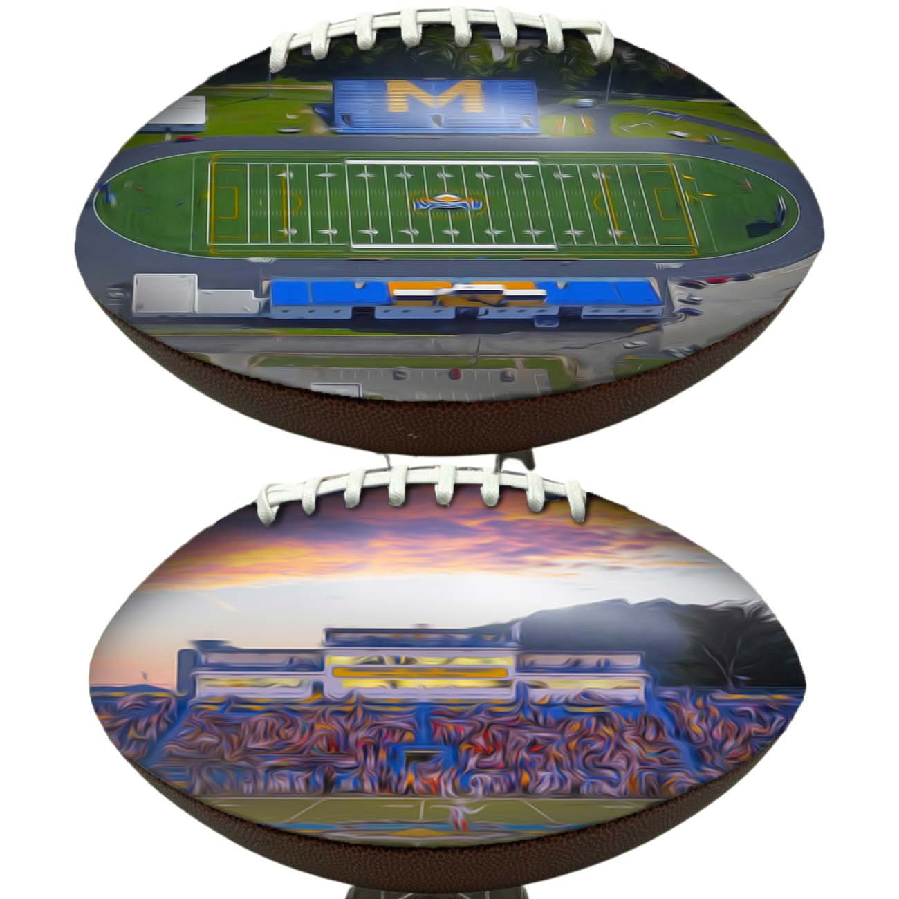 Jayne Stadium Football University Series | Custom Footballs for a College Football Fan