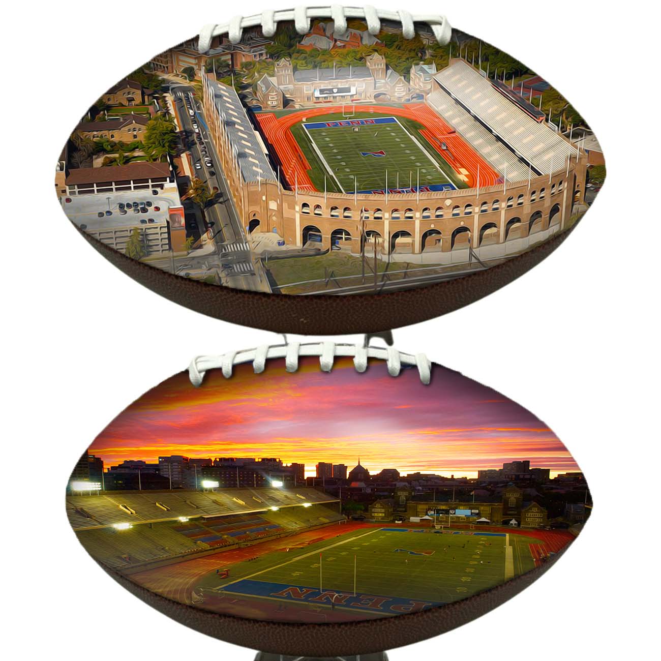 Franklin Field Football University Series | Custom Footballs for a College Football Fan
