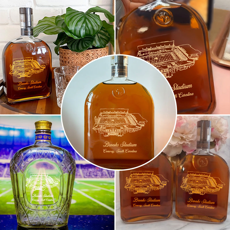 Custom Brooks Stadium Whiskey Bottles-Gifts For Sports Lovers