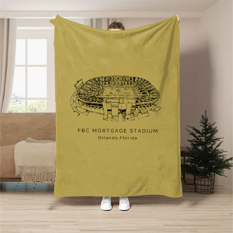 Custom Stadium Blanket FBC Mortgage Stadium- UCF Knights football,College Football Blanket