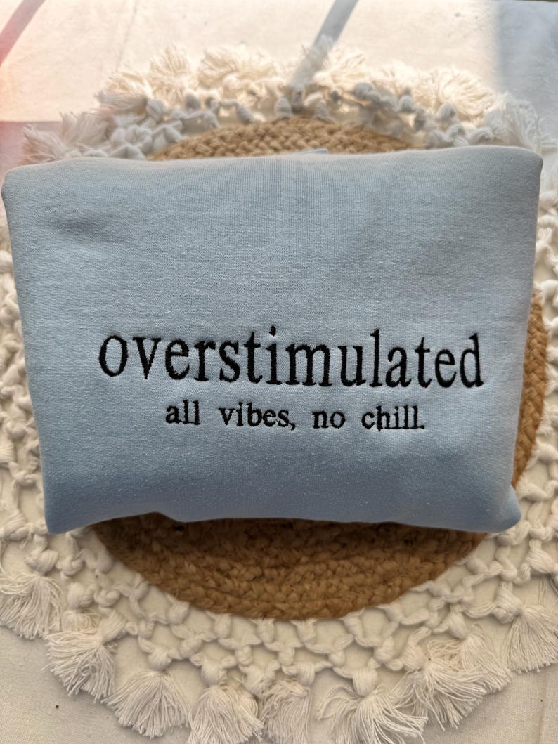 Custom Personalized Embroidered Text Sweatshirt