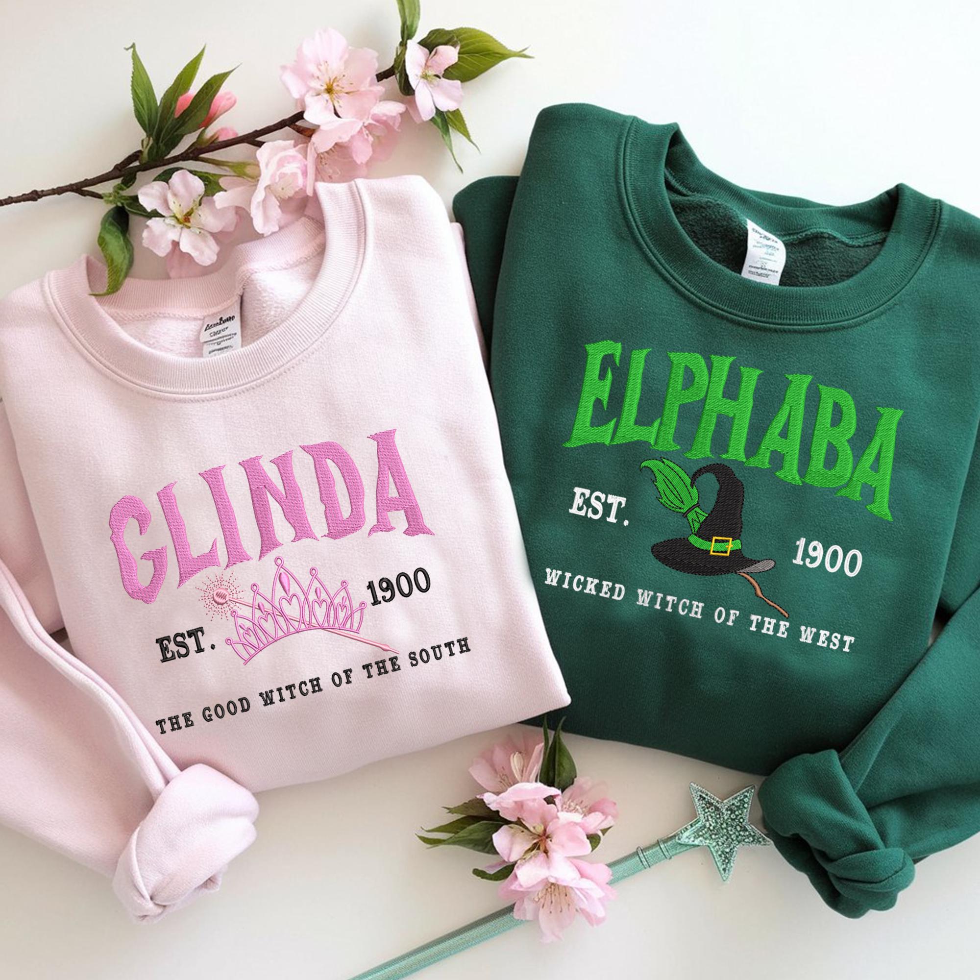 Custom Wickeds Embroidered Broadway Musical Movie Sweatshirt