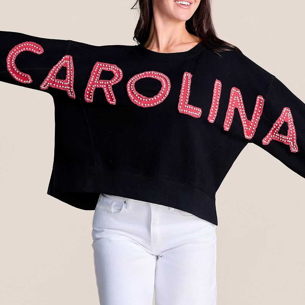 Custom All-Star Distressed Pullover | Personalized South CAROLINA Game Day Sweatshirt