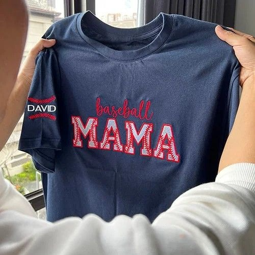 Embroidered Sport Mama Crewneck Sweatshirt | Gifts for Sports Mom